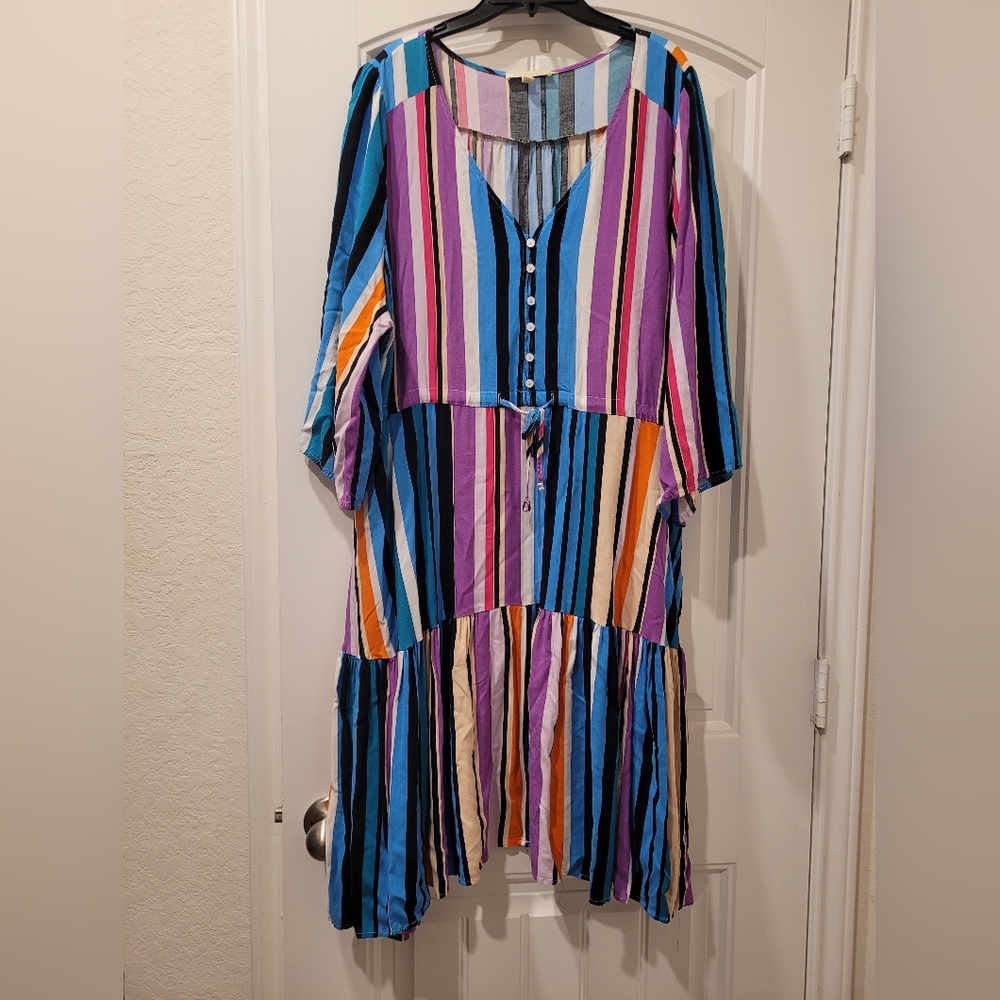 Loralette Multicolor Striped Dress